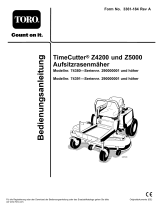 Toro TimeCutter Z5000 Riding Mower Benutzerhandbuch
