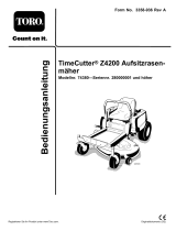 Toro TimeCutter Z4200 Riding Mower Benutzerhandbuch