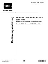 Toro TimeCutter ZS 5000 Riding Mower Benutzerhandbuch
