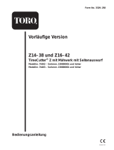 Toro 16-42Z TimeCutter Z Riding Mower Benutzerhandbuch