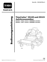 Toro TimeCutter ZX440 Riding Mower Benutzerhandbuch