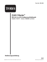 Toro Z149 Z Master, With 112cm SFS Side Discharge Mower Benutzerhandbuch