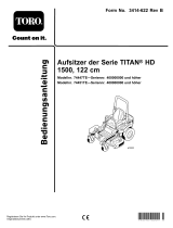 Toro 122cm TITAN HD 1500 Series Riding Mower Benutzerhandbuch