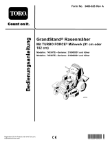 Toro GrandStand Mower, With 102cm TURBO FORCE Cutting Unit Benutzerhandbuch
