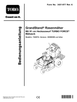 Toro GrandStand Mower, With 91cm Rear Discharge TURBO FORCE Cutting Unit Benutzerhandbuch