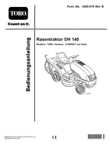 Toro DH 140 Lawn Tractor Benutzerhandbuch