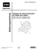 Toro TimeCutter ZS 4200S Riding Mower Benutzerhandbuch