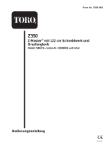 Toro Z350 Z Master, With 122cm Mower and Bagger Benutzerhandbuch