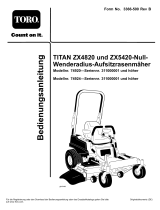 Toro TITAN ZX5420 Zero-Turn-Radius Riding Mower Benutzerhandbuch