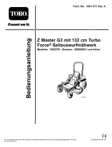 Toro Z Master G3 Riding Mower, Benutzerhandbuch