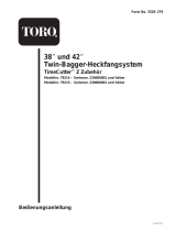 Toro 38" Twin Bagger, TimeCutter Z Riding Mowers Benutzerhandbuch