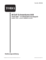 Toro 48in Snow Blade, TimeCutter Z Riding Mowers Benutzerhandbuch
