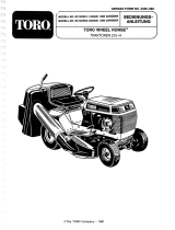 Toro 212-H Tractor Benutzerhandbuch