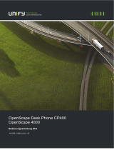 Unify OpenScape Desk Phone CP400 Benutzerhandbuch