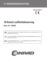 Conrad Components 16-Channel Running Light Controller Module Bedienungsanleitung