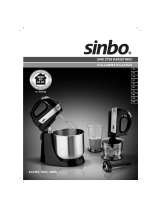 Sinbo SMX 2735 Benutzerhandbuch