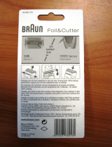 Braun Series 1 11B Benutzerhandbuch