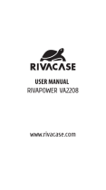 RIVACASE RivaPower VA2208 Benutzerhandbuch