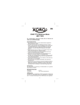 Xoro HRT 7610 / 7610 KIT Benutzerhandbuch