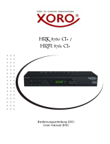 Xoro HRK 8760 CI  Bedienungsanleitung