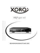 Xoro HRS 9300 HDD Bedienungsanleitung