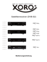 Xoro HRS8664 / HRS8660 / HRS8659 / HRS8658 / HRS8566v2 / HRS8556v2 / HRS2610 Benutzerhandbuch
