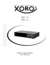 Xoro HRT7521 Bedienungsanleitung