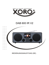 Xoro DAB 600 IR und DAB 600 IR V2 Benutzerhandbuch