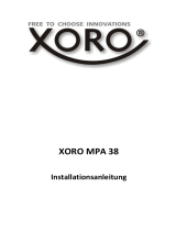 Xoro MPA38 Bedienungsanleitung