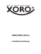Xoro MPA 38 Pro Bedienungsanleitung