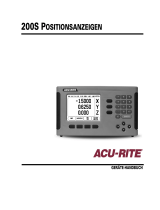 ACU-RITE 200S Benutzerhandbuch