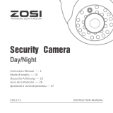 ZOSI 4 Pack 1080P 4-in-1 Security Cameras (2.0MP Outdoor Indoor 3.6mm 24PCS Infrared IR Lens Day Night CCTV White Dome Surveillance Cameras) Compatible Benutzerhandbuch