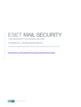 ESET Mail Security for Exchange Server Benutzerhandbuch