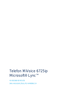 Mitel 6725 Lync Phone Benutzerhandbuch