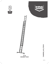 Mac Allister Échelle coulissante à corde 6.55 m Benutzerhandbuch