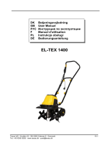 Texas Equipment El-Tex 1400 elektrisk havefræser Bedienungsanleitung
