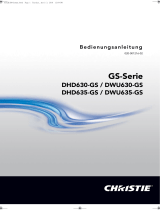 Christie DHD630-GS Benutzerhandbuch