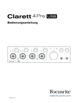 Focusrite Clarett 4Pre USB Benutzerhandbuch