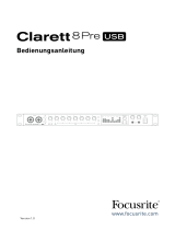 Focusrite Clarett 8Pre USB Benutzerhandbuch