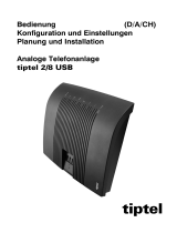 Tiptel 2/8 USB Benutzerhandbuch