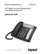 Tiptel 83 VoIP Bedienungsanleitung