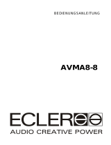 Ecler AVMA8-8 German Benutzerhandbuch