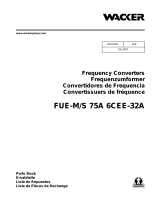 Wacker Neuson FUE M/S 75A 6CEE-32A Parts Manual