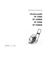 Wacker Neuson VP1550A Benutzerhandbuch