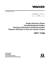 Wacker Neuson VPY1740 Parts Manual