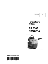 Wacker Neuson RS800A Benutzerhandbuch