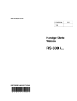 Wacker Neuson RSS800A Benutzerhandbuch