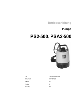 Wacker Neuson PSA2500 Benutzerhandbuch