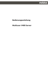 Revox V400 Multiuser Server Bedienungsanleitung