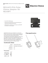 Electro-Voice RE3-ACC-PCA Datenblatt